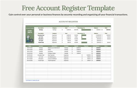 Register an account for FREE .